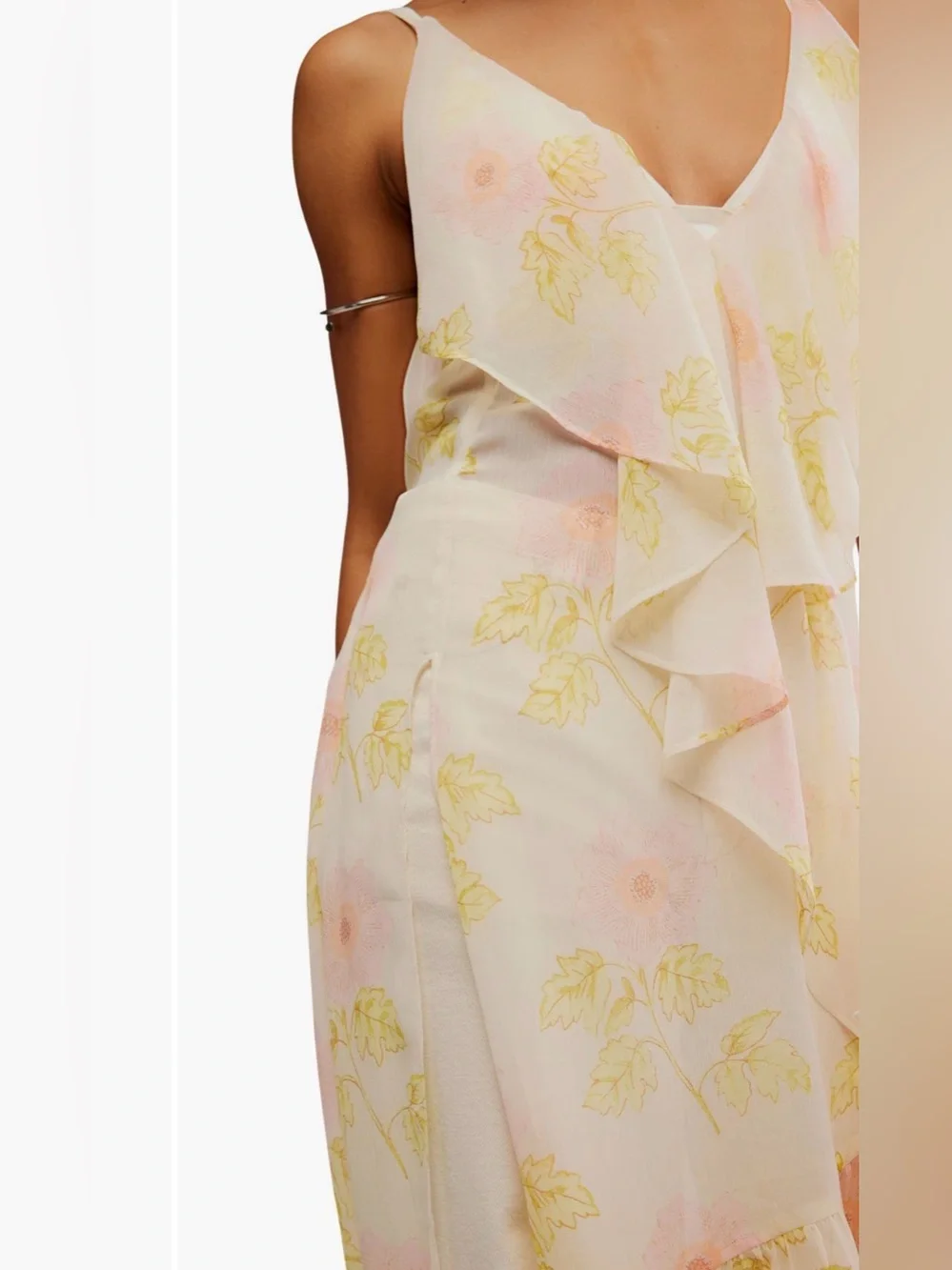 Free People Sunfaded Maxi Top in Tea Combo Size Large NWT